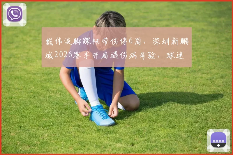 戴伟浚脚踝韧带伤停6周，深圳新鹏城2026赛季开局遇伤病考验，球迷关切球员康复进程